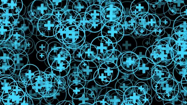 Step into the world of particle physics with this intriguing concept video, showcasing the dynamic interplay of positive and negative ions, representing the clash of matter and antimatter