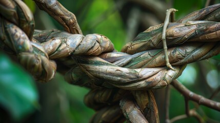 Jungle plant tree liana wallpaper background