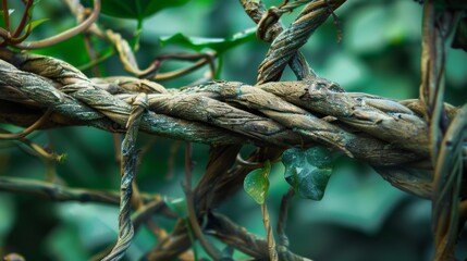 Jungle plant tree liana wallpaper background