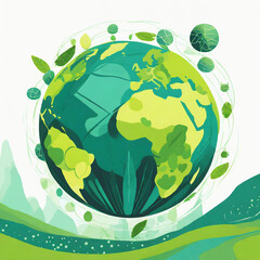 Zielona ziemia ekologia - obrazy, fototapety, plakaty