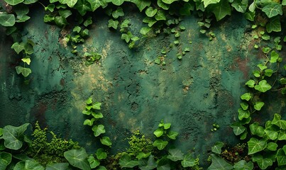 Green texture background with green leaves.