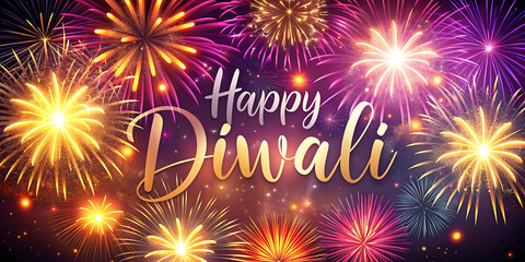 Happy Diwali wishing poster