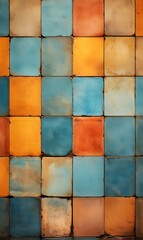 Colorful abstract background of marble tiles