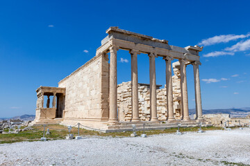 Erechtheion, the second most famous ancient buildind on the Acropolis of Athens, after Parthenon,...