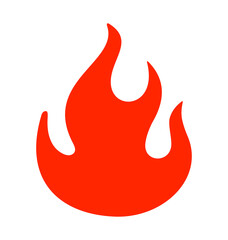 Flames, bonfire, fire and balefire, campfire. Burn and burning, fiery, flaming, blaze, fireball and blazing, illustration