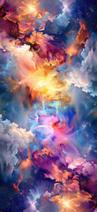Fototapeta premium Enigmatic Abstract Mobile Wallpaper Art, Amazing and simple wallpaper, for mobile