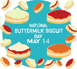 national buttermilk biscuit day is celebrated every year on 14 May.