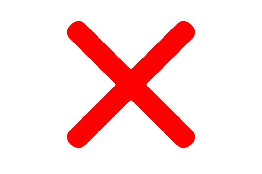 wrong icon red cross mark on transparent background png file type