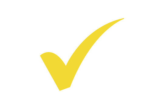 Approved Yellow Check Mark 