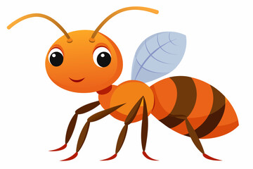 army ant vector illustration