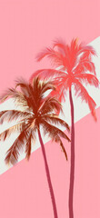 Fototapeta premium Mobile Wallpaper: Tropical Paradise Aerial, Amazing and simple wallpaper, for mobile
