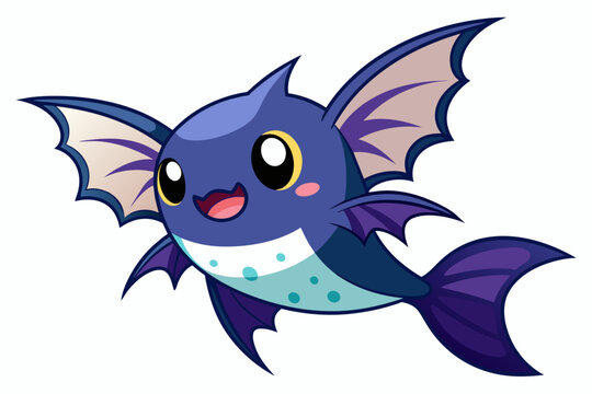 recommend clip art: batfish vector illustration