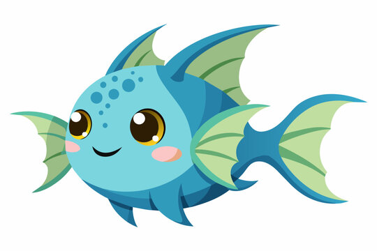recommend clip art: batfish vector illustration