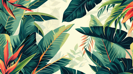 tropical leaves