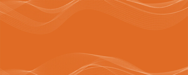 Modern stylish dynamic orange wave background. Vector illustration. EPS10
