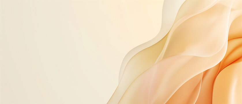 Cream gradient slide for a soft and professional corporate look 