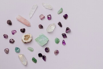 amatista, cristal, gemas, mineral, morada, con textura, rosa, roca, cuarzo, naturaleza, violacea,...