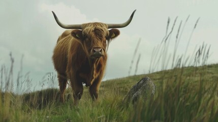 Bull, Scottish Highlands generative ai