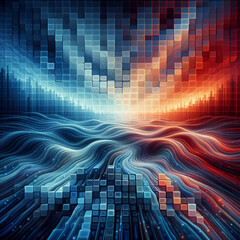 Obraz premium abstract fractal realms