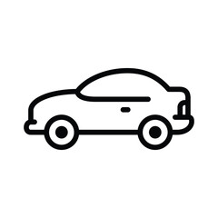 car icon design vector line