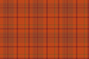 Seamless pattern of scottish tartan plaid. Repeatable background with check fabric texture. Vector backdrop striped textile print.