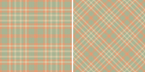 Textile texture pattern of background seamless fabric with a check plaid tartan vector.
