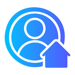 home owner gradient icon