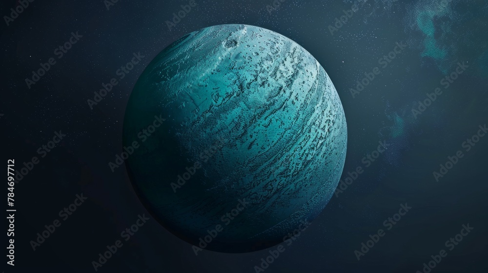 Canvas Prints uranus planet generative ai