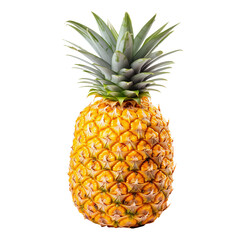 A pineapple isolated on a transparent background