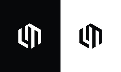 LM Icon Logo Design Template Vector