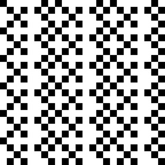 Fototapeta premium Tiles wallpaper. Seamless pattern. Checks ornament. Squares illustration. Ethnic motif. Shapes backdrop. Forms background. Digital paper, textile print, abstract.