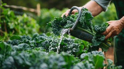 Person who cares for, waters and cultivates a garden generative ai