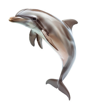 dolphine isolated on transparent background