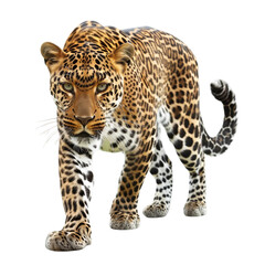 leopard isolated on transparent background