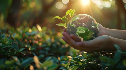 Celebrating world environmental education day: promoting awareness, conservation, and sustainability for a greener, healthier planet. hyper realistic 