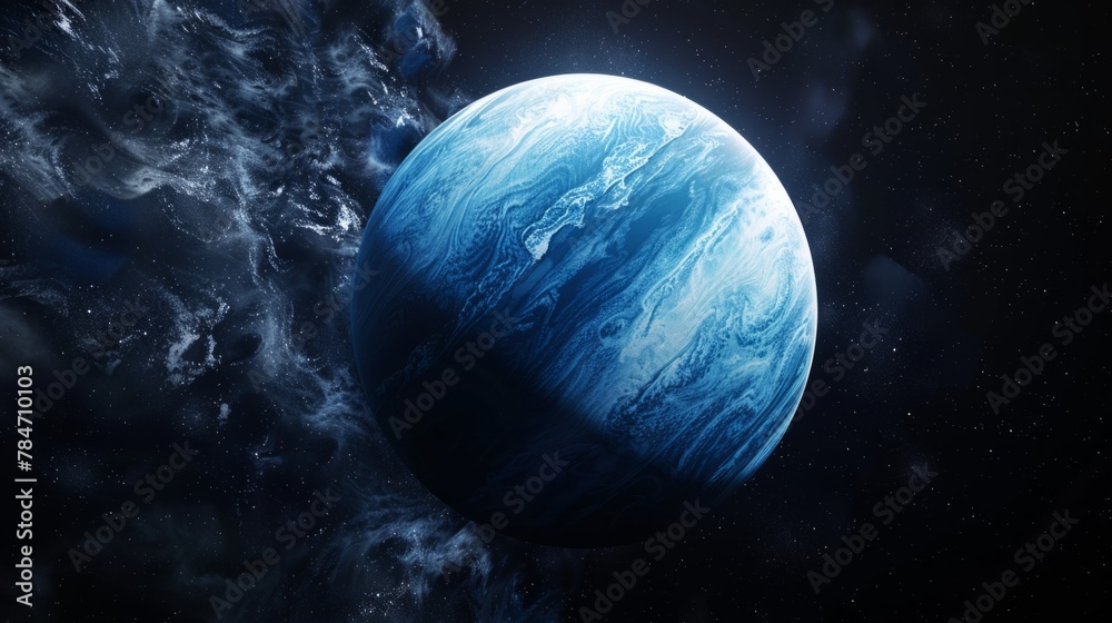 Canvas Prints planet neptune generative ai