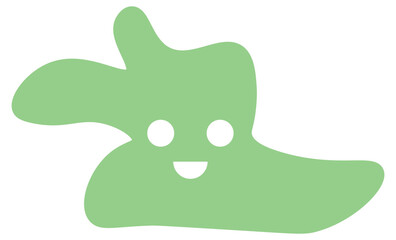 Smile shape icon. Vector illustration.	