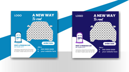 Modern Social Media post Template Design.