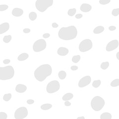 Grey random dots on white background. Polka dot pattern background. Vintage texture.