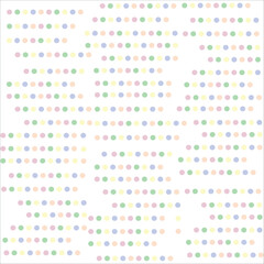 Multi-colored circles on a white background. Texture. Vector