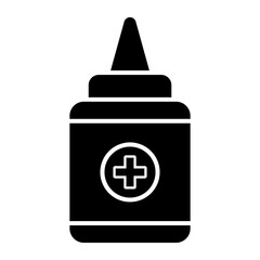 Obraz premium Nasal Spray Icon Design