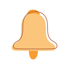 Bell on White Background