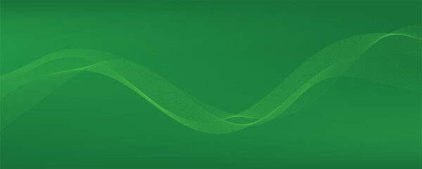 abstract green background with waves
