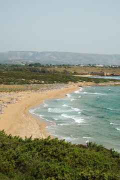 Costa di Eloro, Siracusa, Sicilia, foto aerea