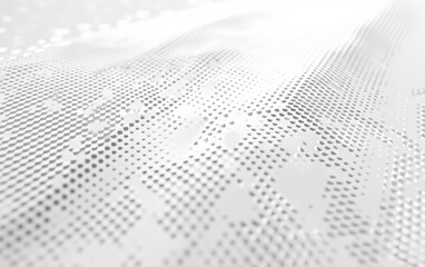 a light grey dotted pattern on a white surface, top down perspective, flat, futuristic