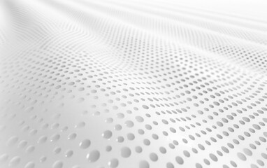 a light grey dotted pattern on a white surface, top down perspective, flat, futuristic