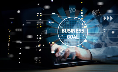 Business goal concept.Business, Technology - 784720565