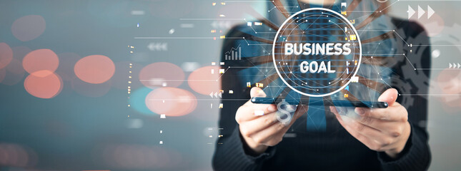 Business goal concept.Business, Technology - 784720579