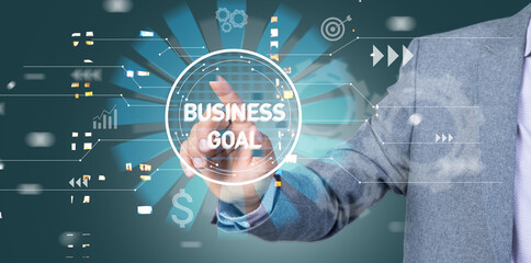 Business goal concept.Business, Technology - 784720583