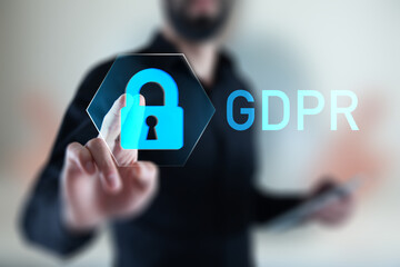 GDPR. Data Protection Regulation IT technologist